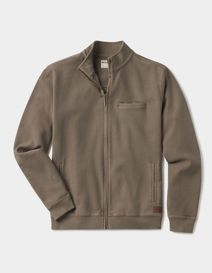 Comfort Terry Bomber in Taupe