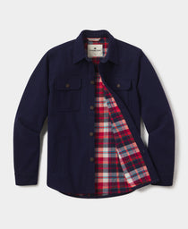 Brightside Flannel Lined Workwear Jacket: Navy