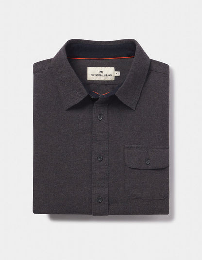 Chamois Button Up Shirt in Phantom