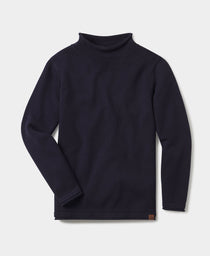 Roll Neck Sweater: Navy