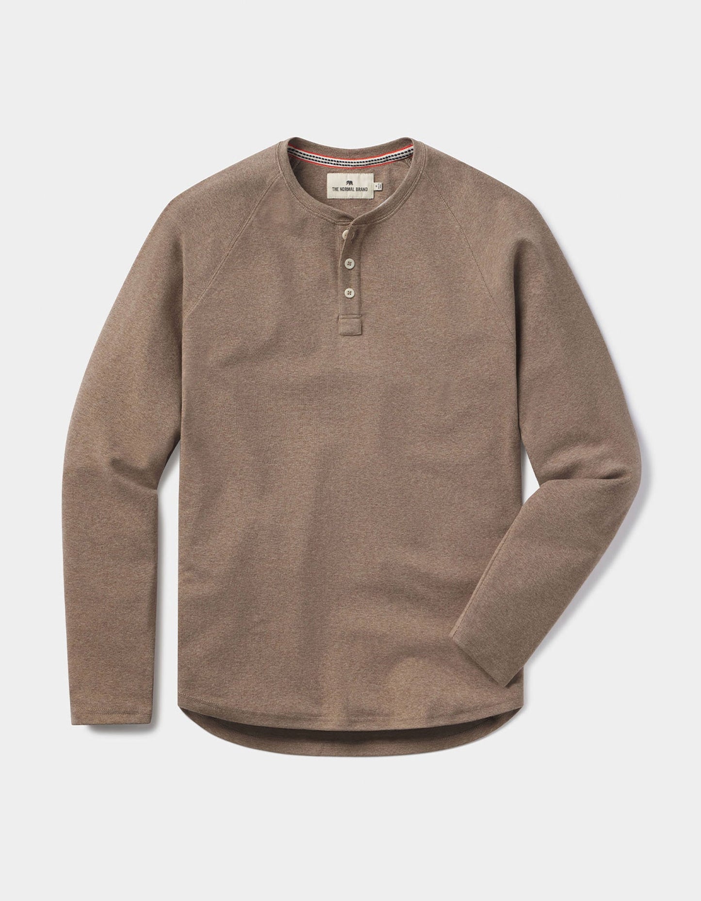 Puremeso Everyday Henley in Taupe