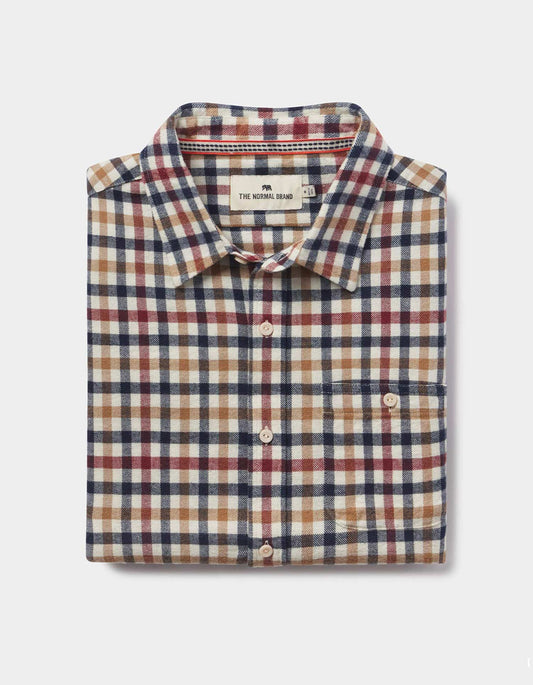 Hudson Double Brushed Flannel in Harvest Plaid