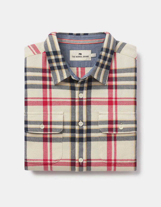 Mountain Overshirt in Apres Plaid