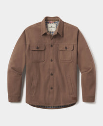 Brightside Flannel Lined Workwear Jacket: Pine Bark