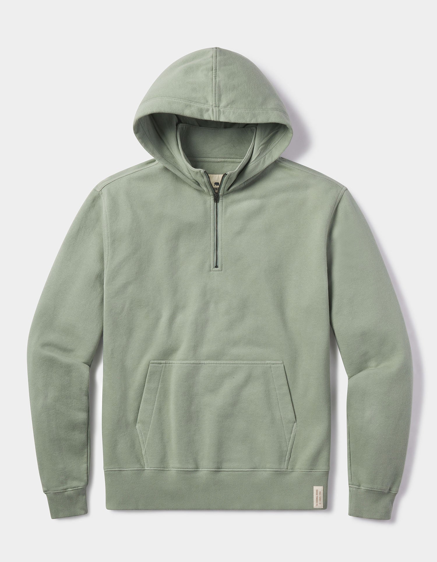 Jackie Premium Fleece Quarter Zip Hoodie in Dark Indigo – The