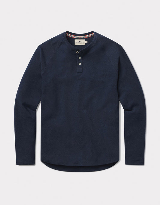 Puremeso Everyday Henley in Navy