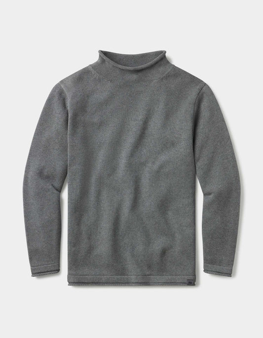 Roll Neck Sweater in Grey