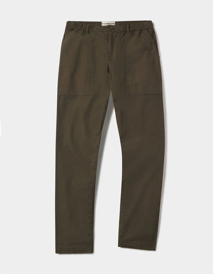 James Canvas Pant in Dusty Olive