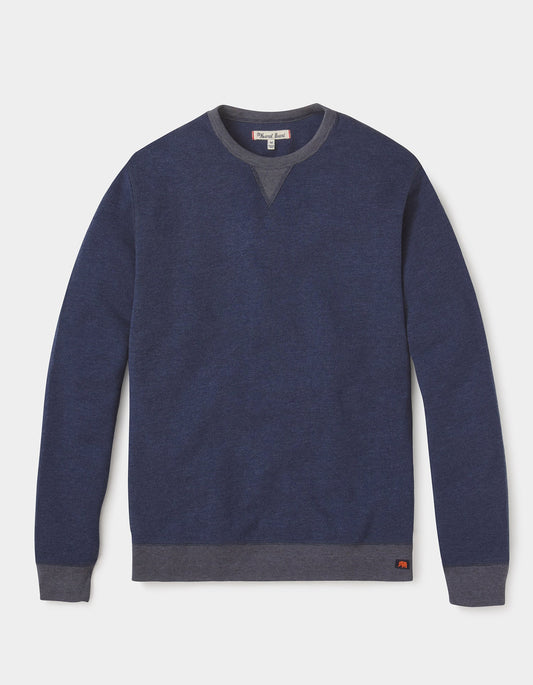 Clay Fleece Pullover in Navy