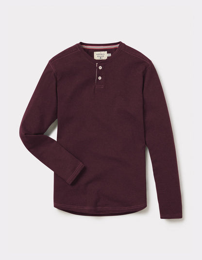 Puremeso Two Button Henley