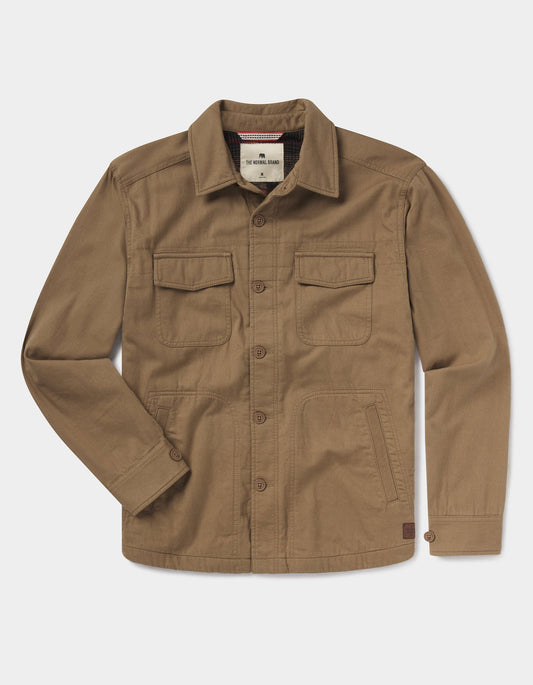 Military CPO Jacket in Toasted Chestnut