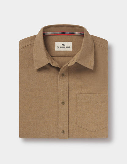 Fairbanks Chamois Button Up in Toasted Chestnut