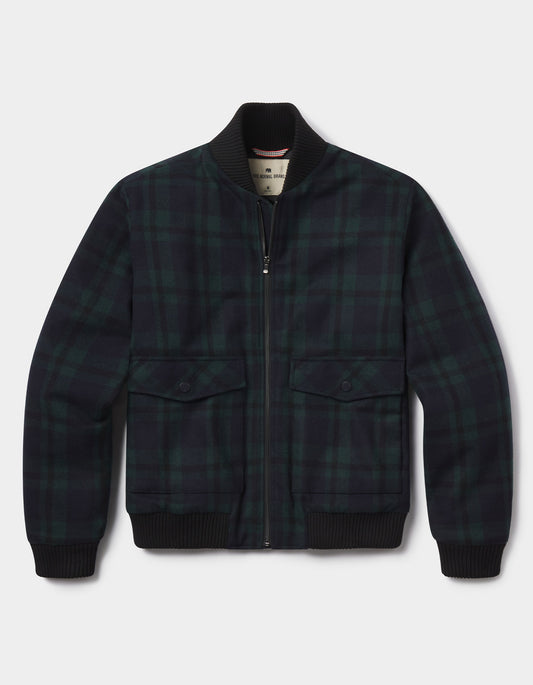 Douglas Bomber Jacket in Blackwatch Plaid