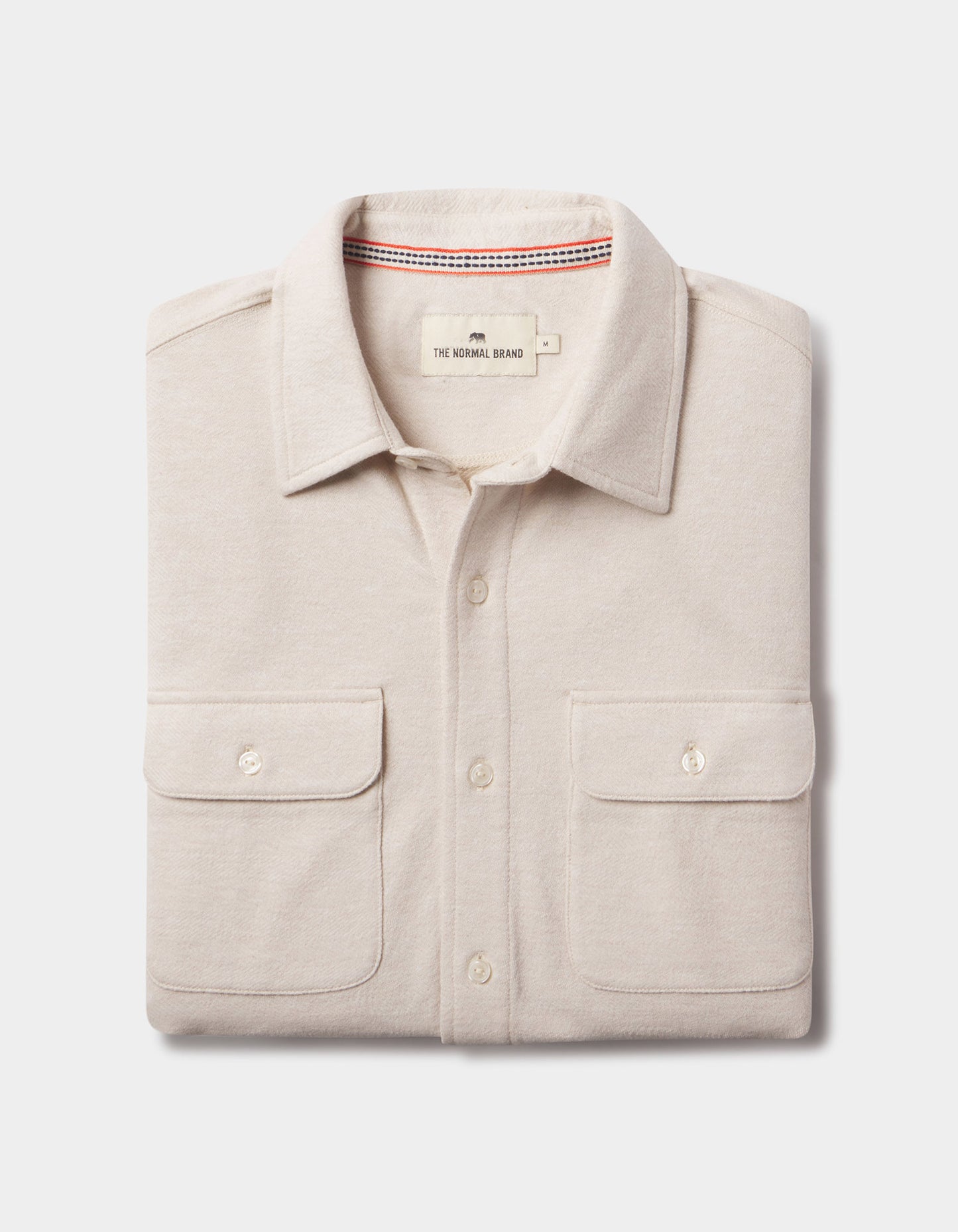 Textured Knit Shirt in Birch