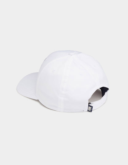 Circle Patch Performance Cap in White