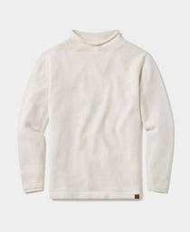 Roll Neck Sweater: Cream