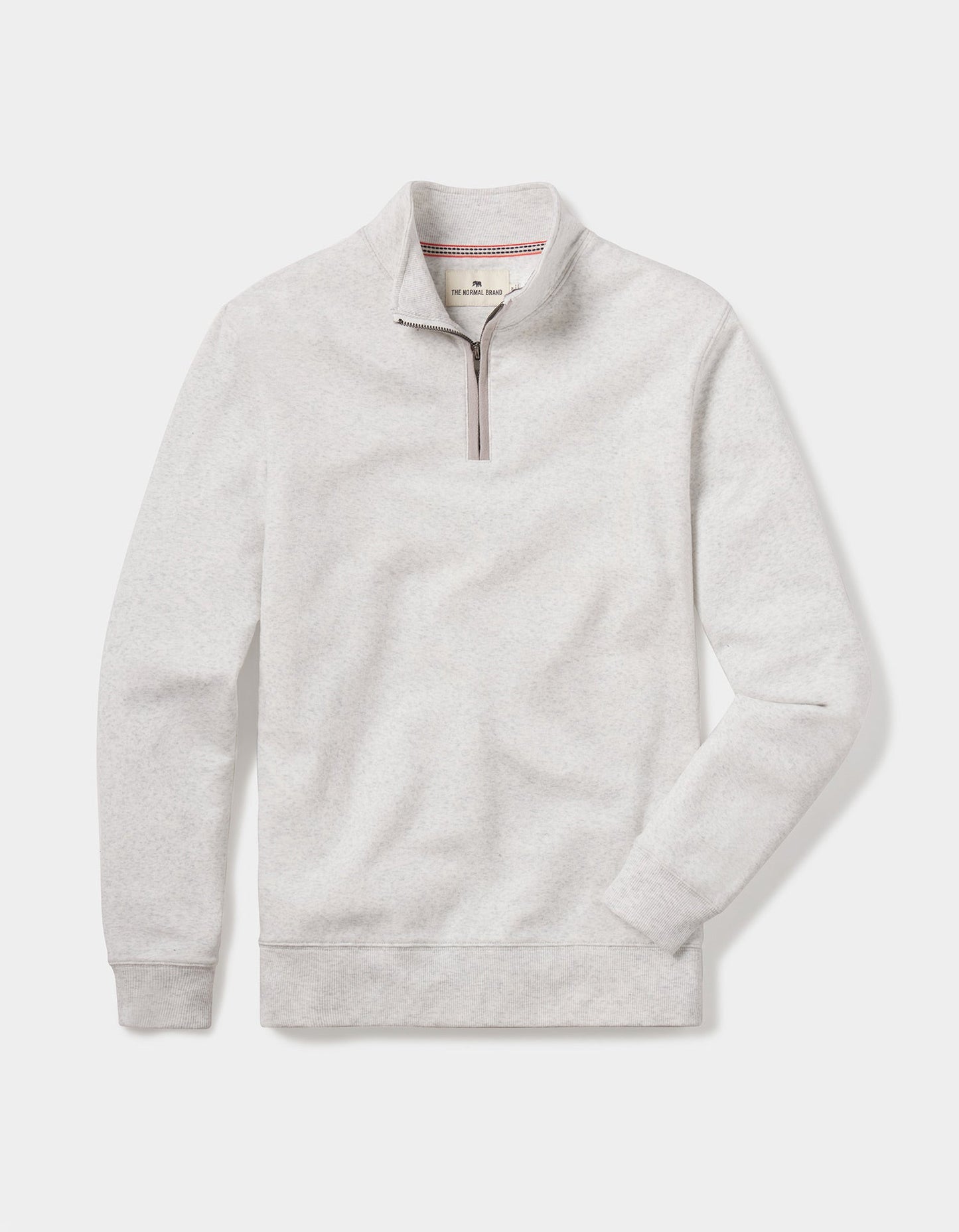 Puremeso Weekend Quarter Zip in Stone