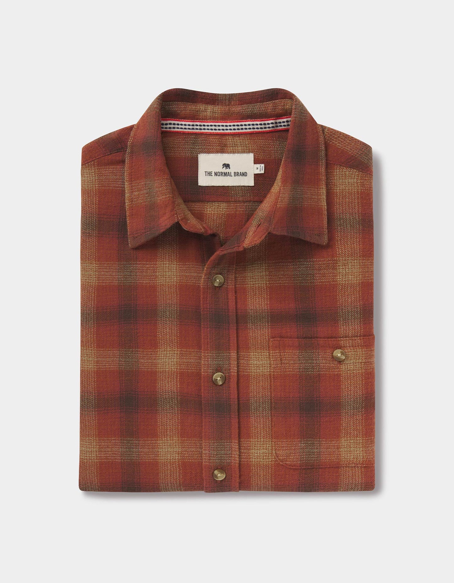 Hudson Double Brushed Flannel in Maple Glaze Plaid