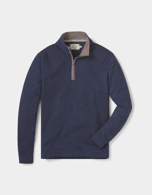 Puremeso Quarter Zip Pullover in Navy