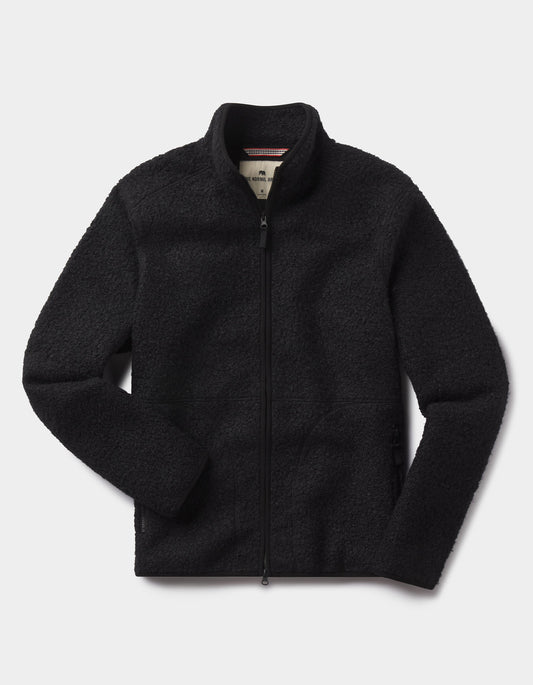 Highland Fleece Full Zip in Black