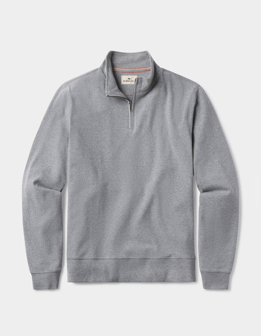 Puremeso Weekend Quarter Zip in Athletic Grey