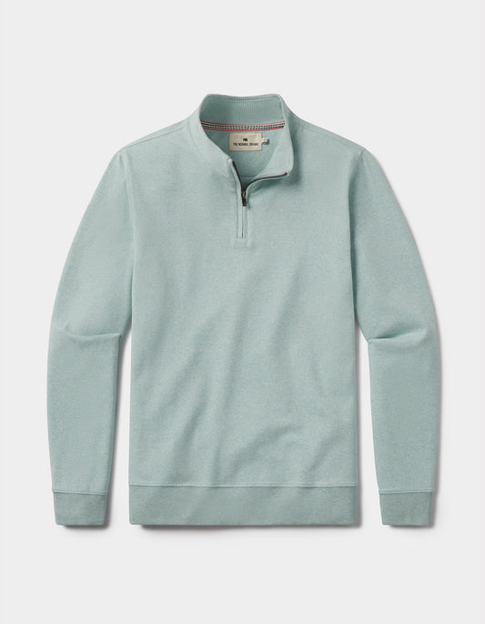 Puremeso Weekend Quarter Zip in Mint