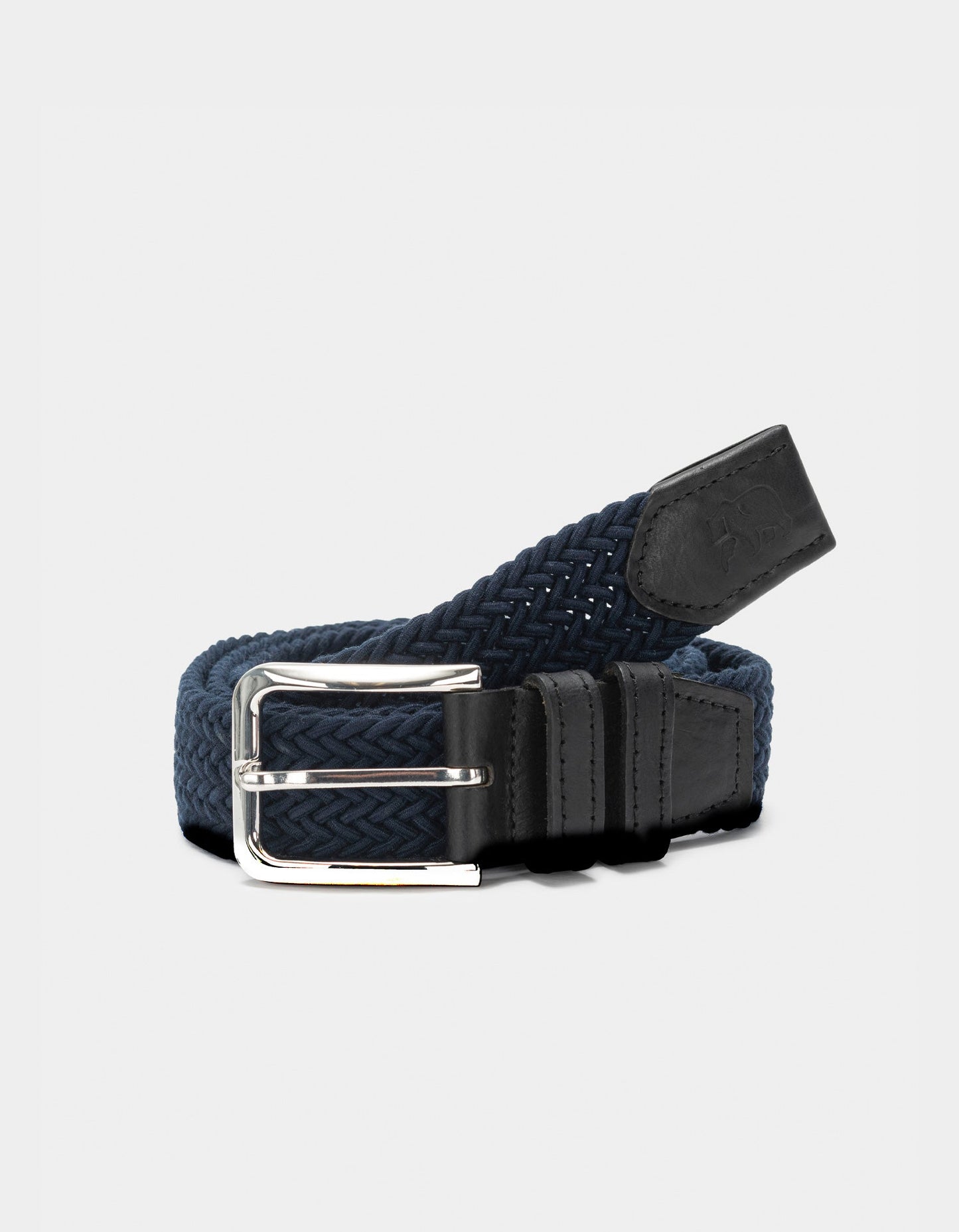 Performance Braided Belt in Navy