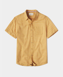 Freshwater Short Sleeve Button Up Shirt: Desert Sand