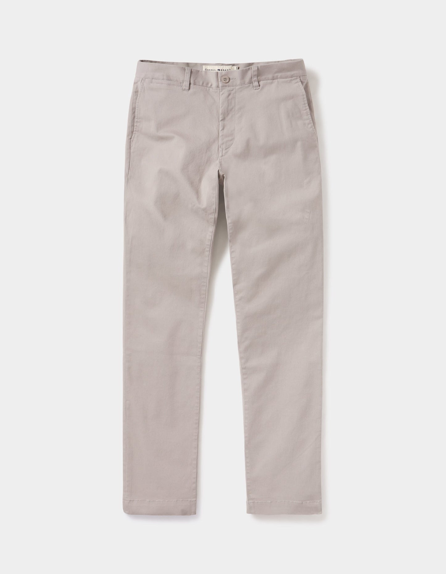 Normal Stretch Chino in Ash Laydown