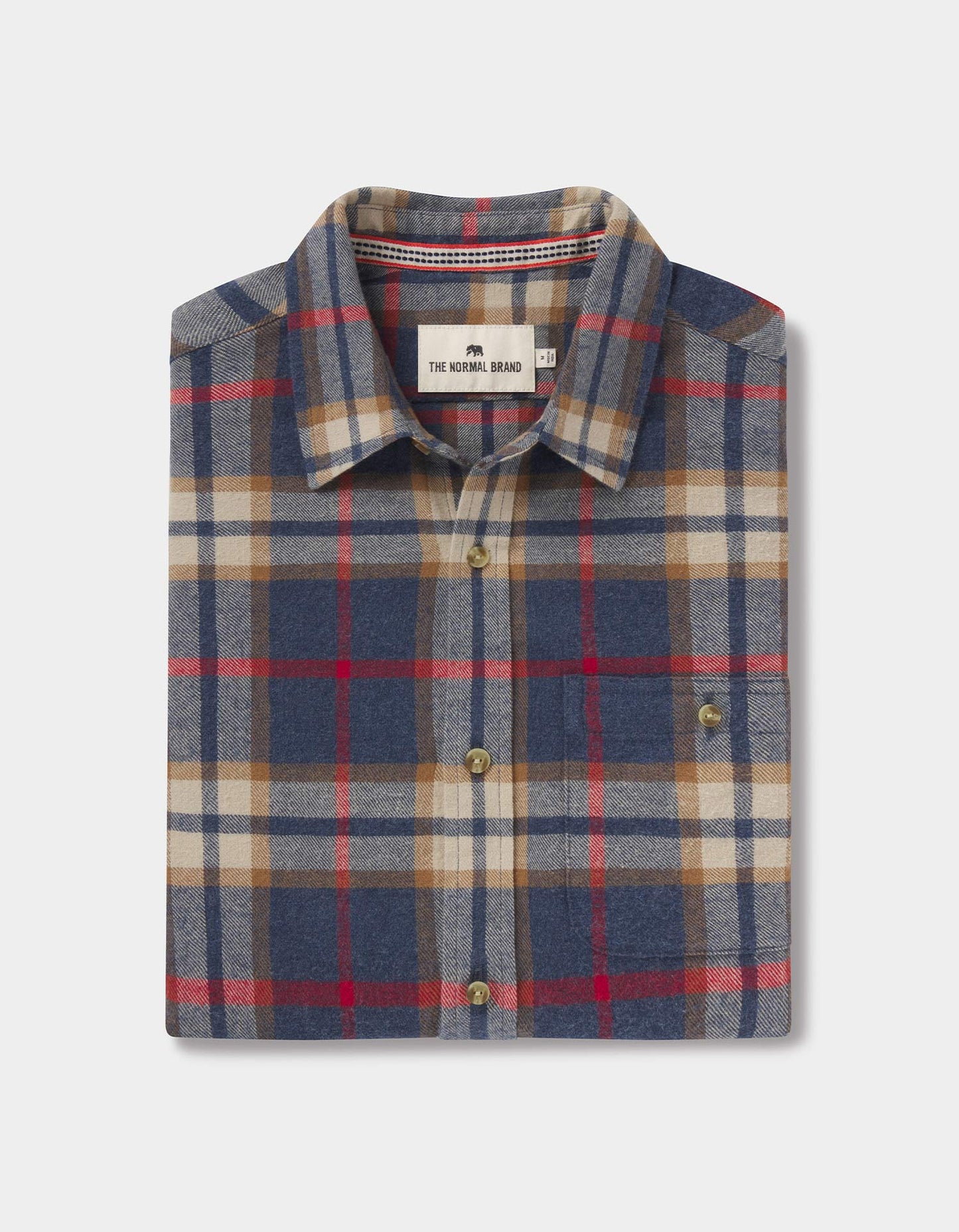 Hudson Double Brushed Flannel in Eventide Plaid