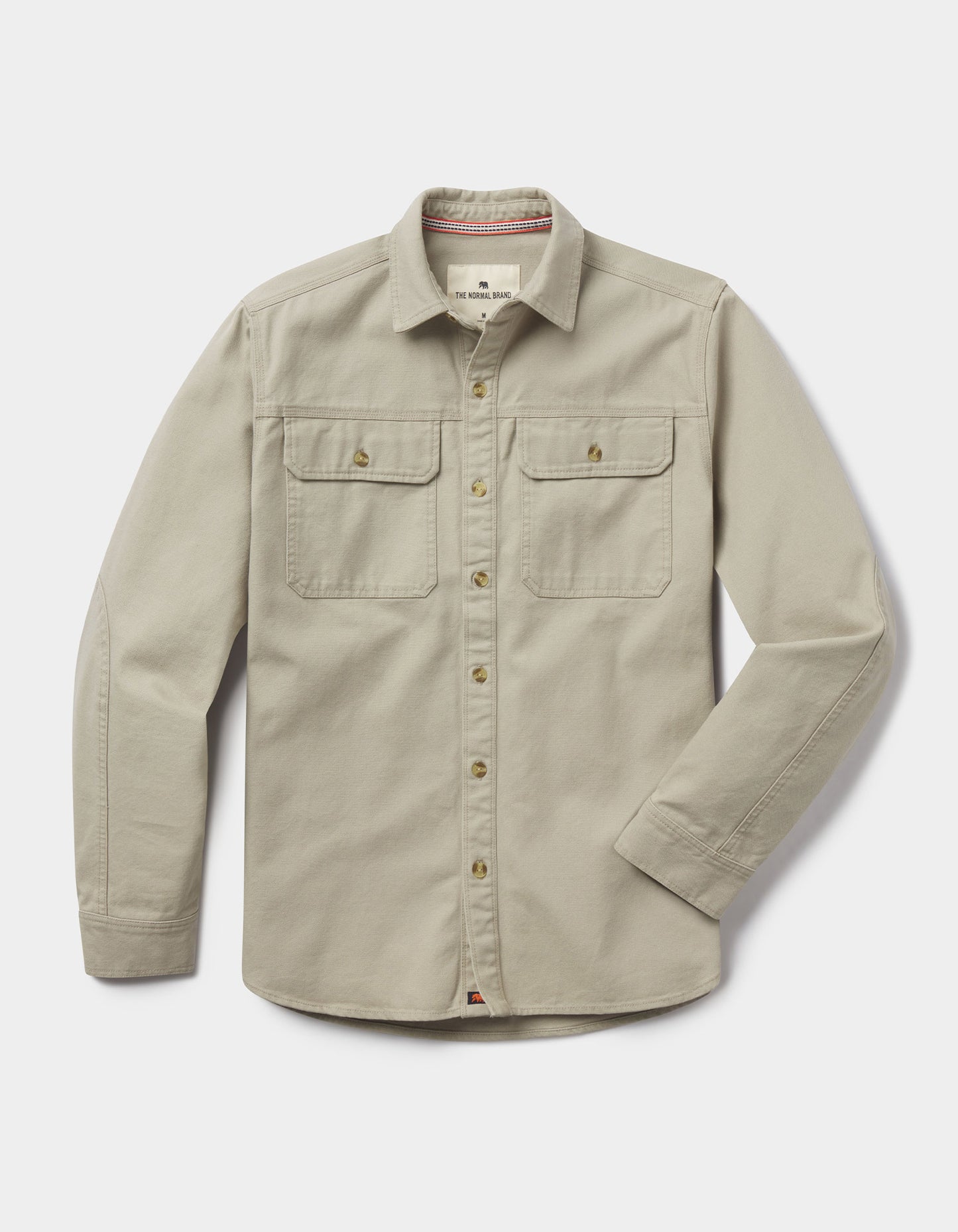 Canvas Shirt Jacket in Limestone