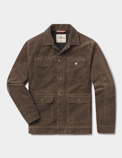 Hawthorne Cord Jacket in Taupe