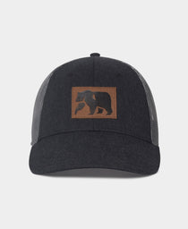 Leather Patch Dano Hat: Charcoal