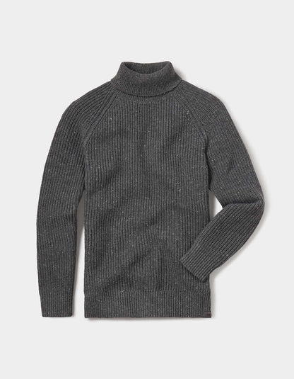 Seawool Nep Turtleneck in Grey