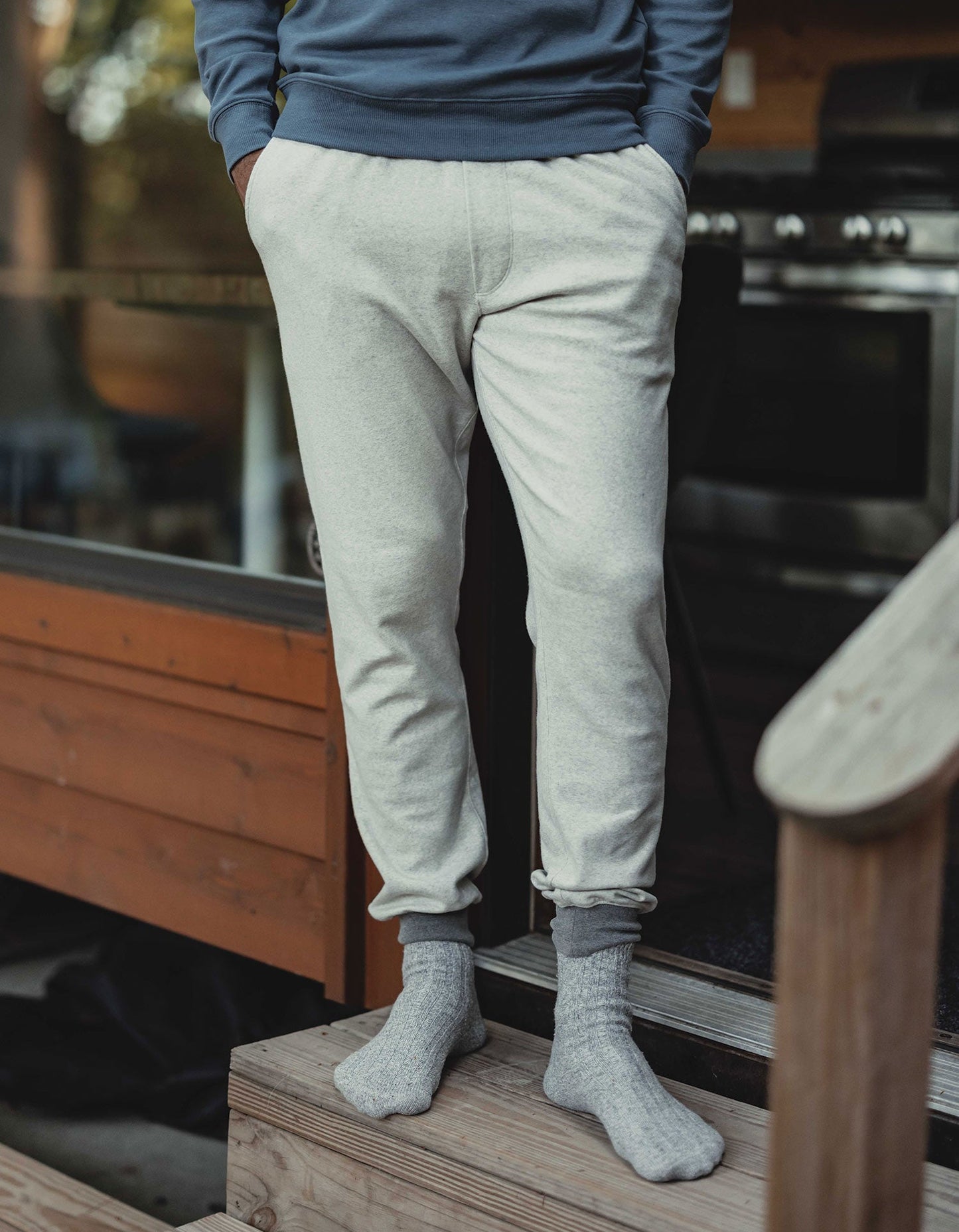 Puremeso Jogger in Stone