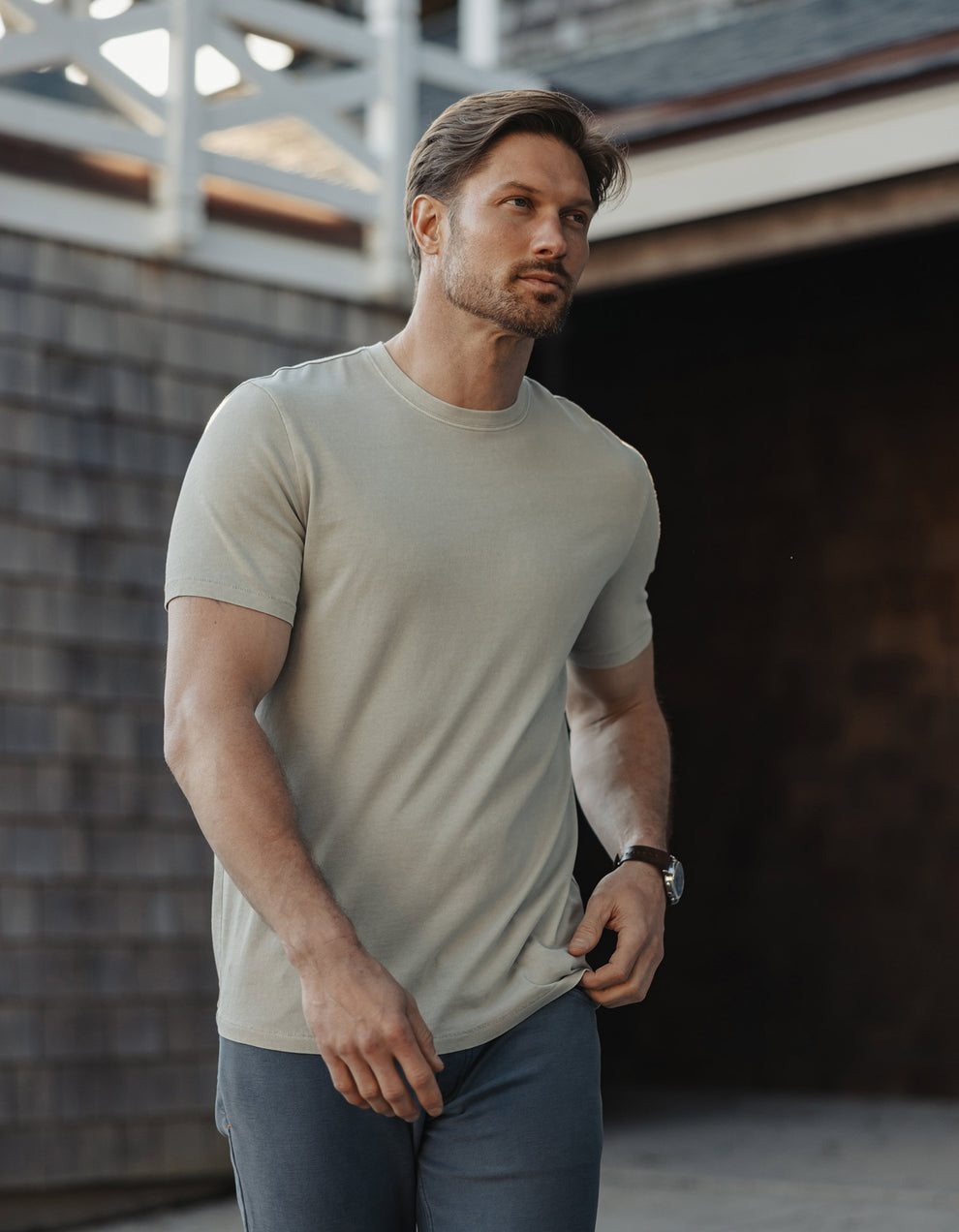 Normal Jersey Tee in Limestone – The Normal Brand