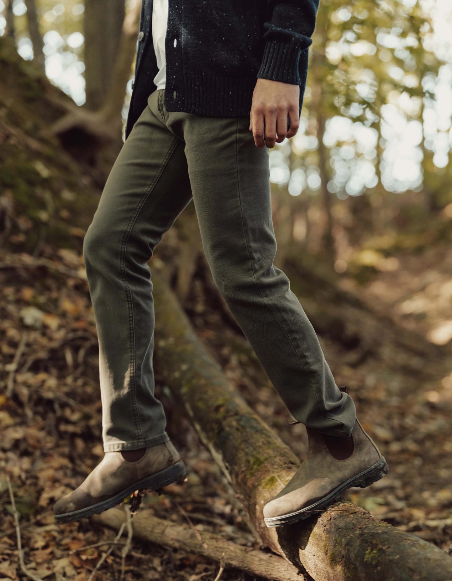 Comfort Terry Pant in Olive