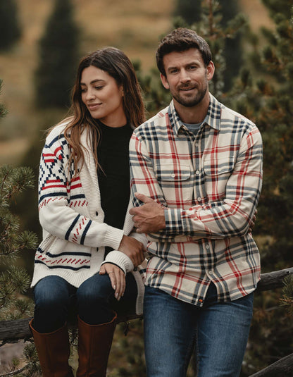 Mountain Overshirt in Apres Plaid