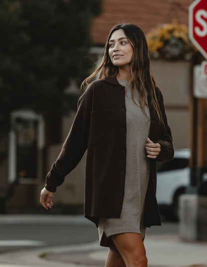 Puremeso Everyday Dress in Taupe