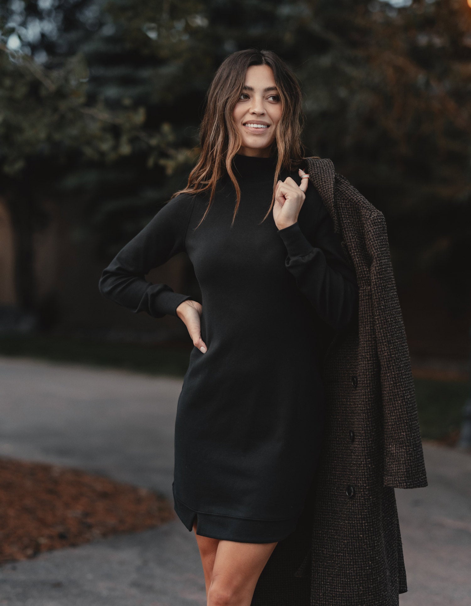 Puremeso Mock Neck Dress – The Normal Brand