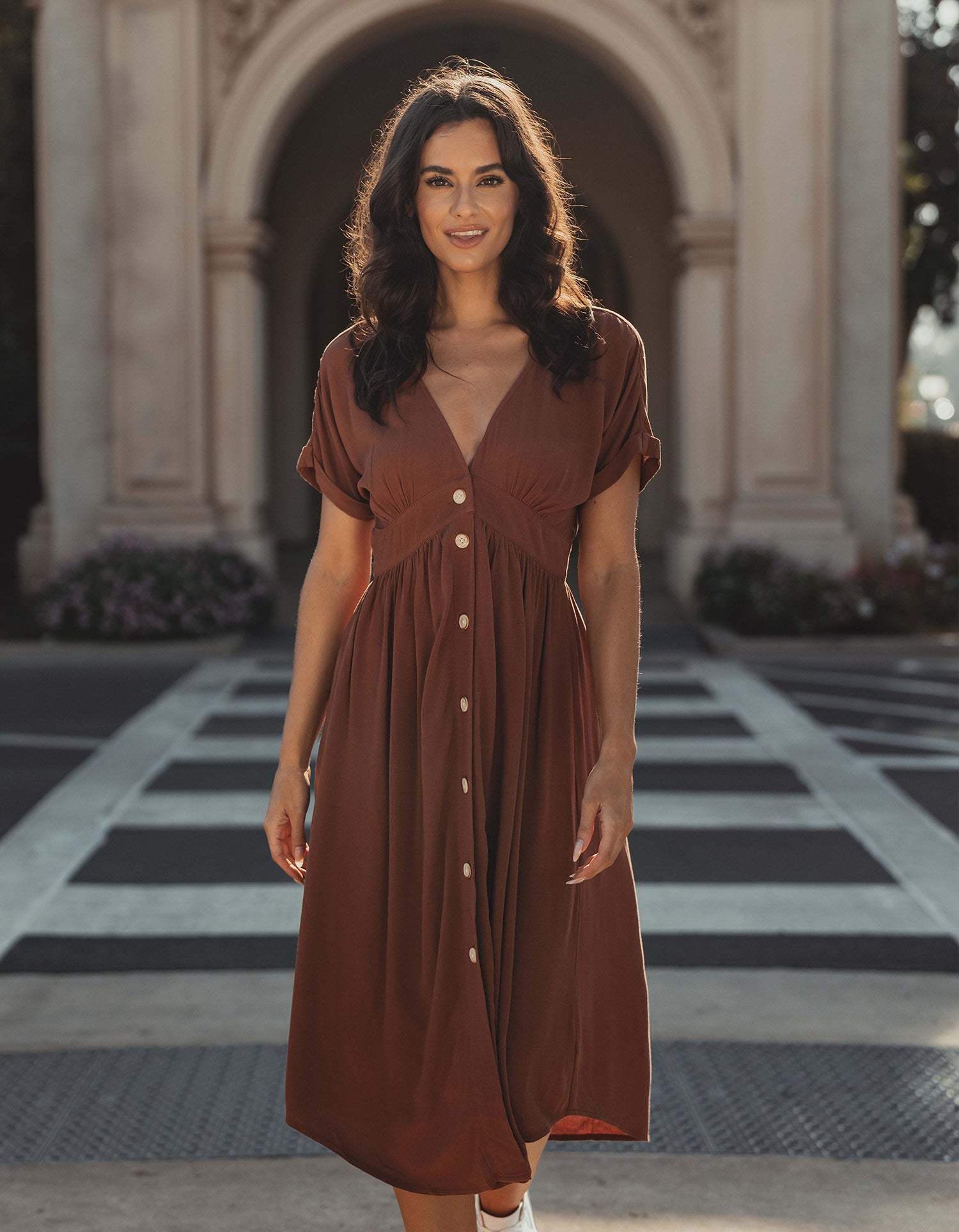 Frocks Normal Retro Vintage 1950s Rockabilly Knee Length Dress Swing Dress Flare Frocks Normal Retro Vintage 1950s Rockabilly Knee Length Dress Swing Dress Flare