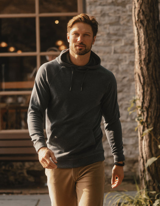 Puremeso Weekend Hoodie in Charcoal