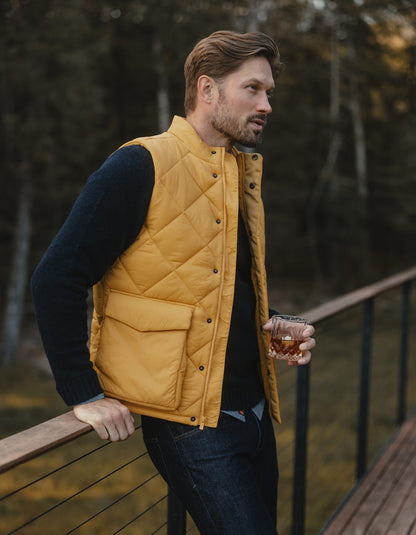 Parker Vest in Goldenrod