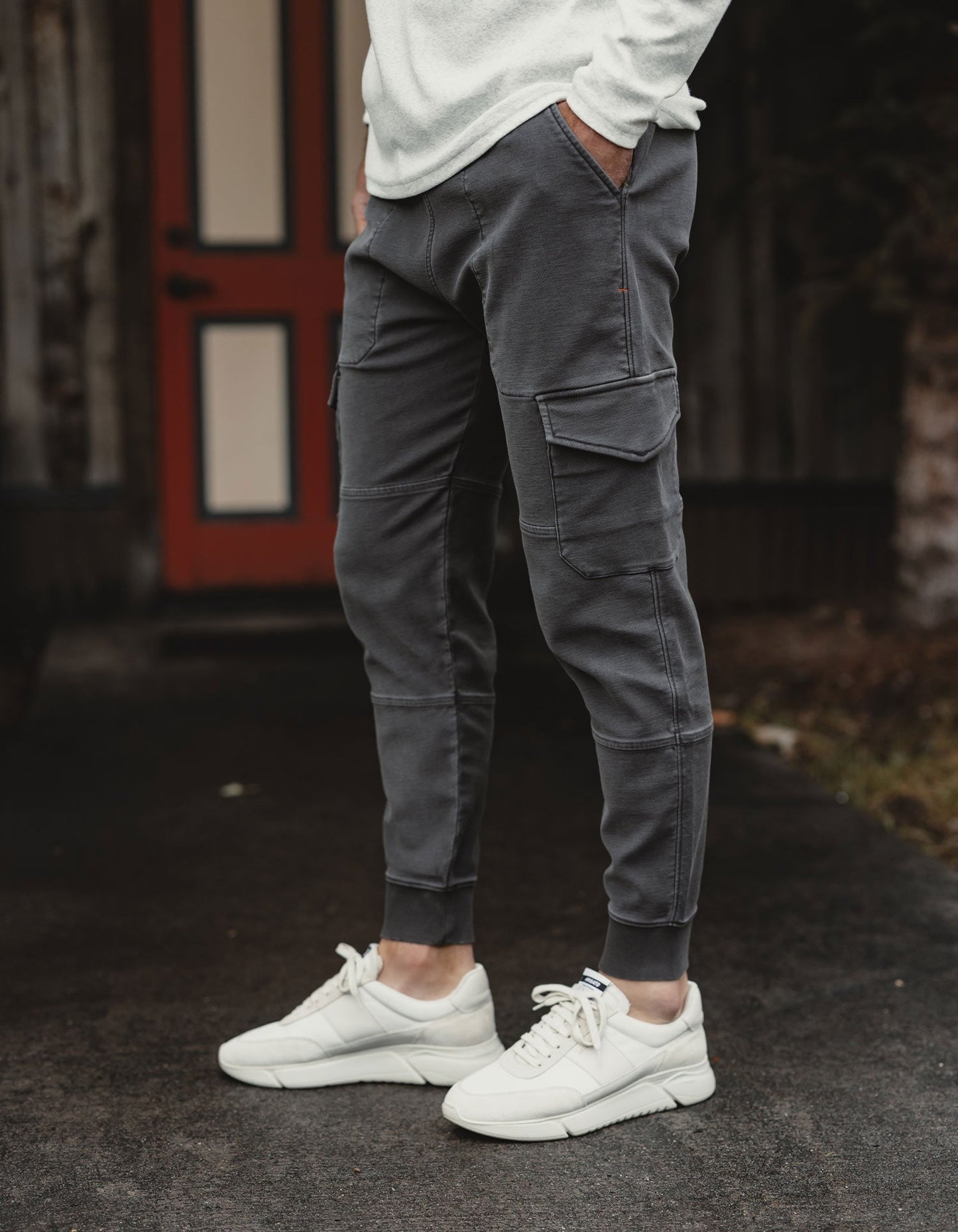 Comfort Terry Jogger in Steel