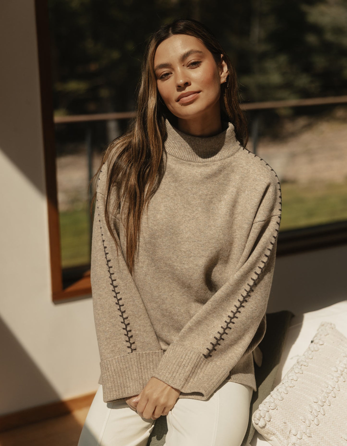 Craft Stitch Sweater in Teak