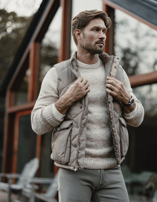 Parker Vest in Pine Bark