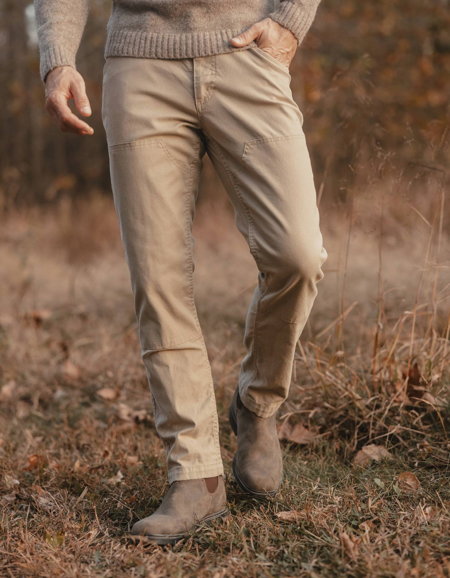 Scout Canvas Workwear Pant in Khaki