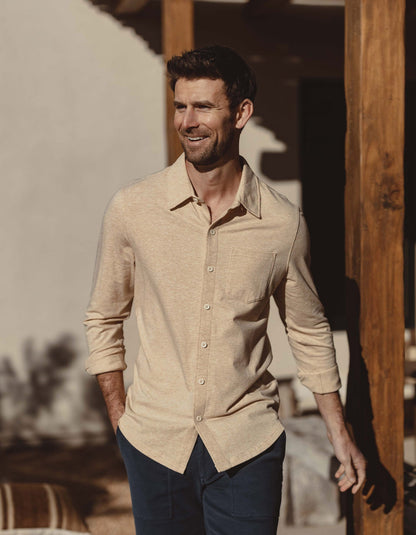 Active Puremeso Button Down Shirt in Golden Hour