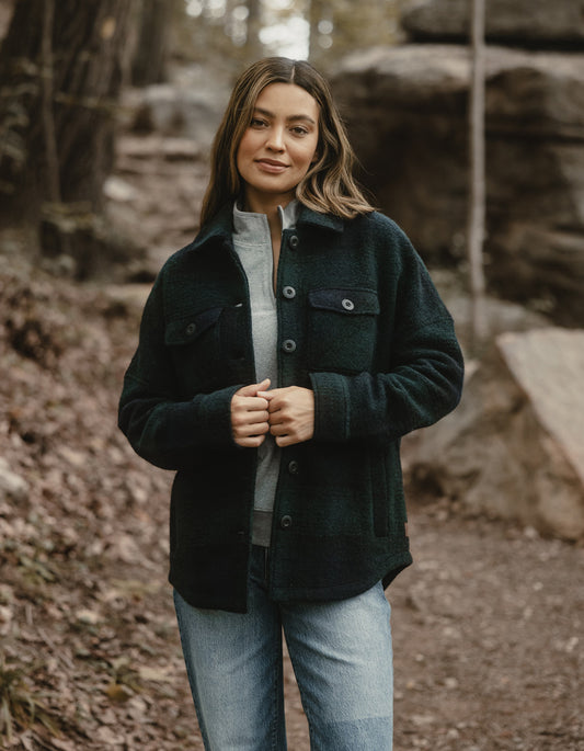 Logan Ski Lodge Jacket in Blackwatch Plaid