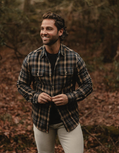 Mountain Overshirt in Woodland Plaid